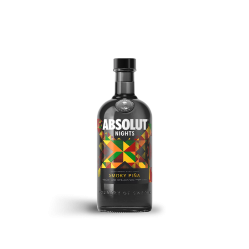 Licor Absolut Smoky Piña Mini 50 ml