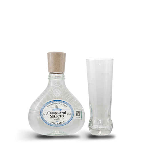 TEQ.BCO CAMPO AZUL 750 C_OBSEQUIO Tequila Blanco Campo Azul C/Obsequio 750 ml