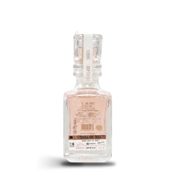 Tequila Blanco Cava de Oro Rosa Mini 50 ml