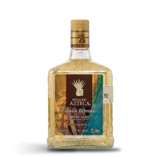 Tequila Reposado Penacho Azteca 100% 750 ml