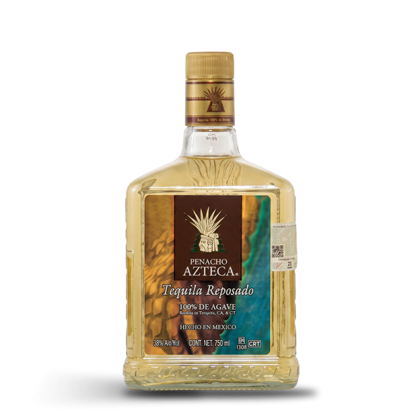 Tequila Reposado Penacho Azteca 100% 750 ml