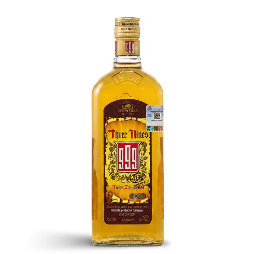 Vodka de Hierbas Stumbras 999 Trejos Devynerios 750 ml